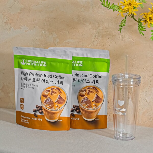한국허벌라이프의 ‘하이 프로틴 아이스 커피(High Protein Iced Coffee)-크리미 커피’ [사진=한국허벌라이프]
